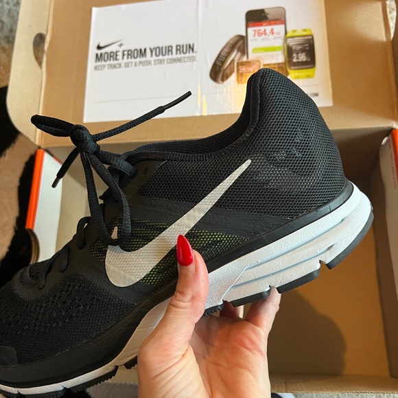 Nike Running Oregon Project Black and Lime Pegasus Running Shoes - Picture 5 of 14